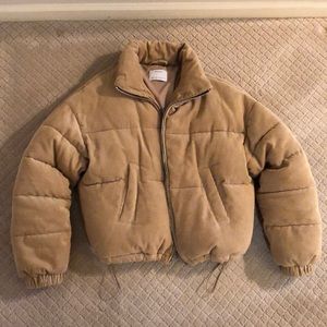 Bershka Corduroy puffer jacket